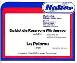  Notenblätter Du bist die Rose vom Wörthersee und