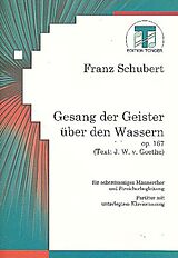 Franz Schubert Notenblätter Gesang der Geister über den Wassern op.167
