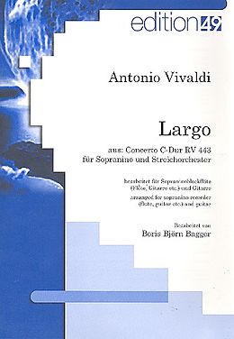 Antonio Vivaldi Notenblätter Largo aus dem Concerto C-Dur