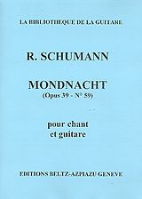Robert Schumann Notenblätter Mondnacht op.39,5