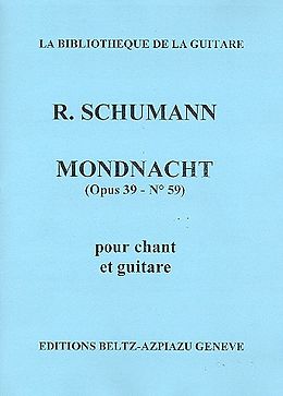 Robert Schumann Notenblätter Mondnacht op.39,5