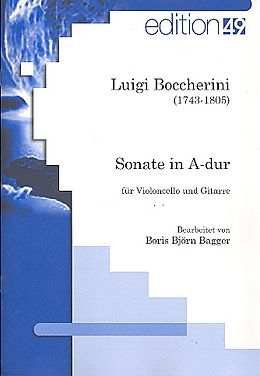 Luigi Boccherini Notenblätter Sonate A-Dur