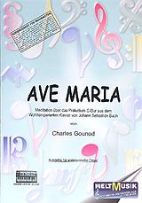 Charles Francois Gounod Notenblätter Ave Maria für elektronische Orgel