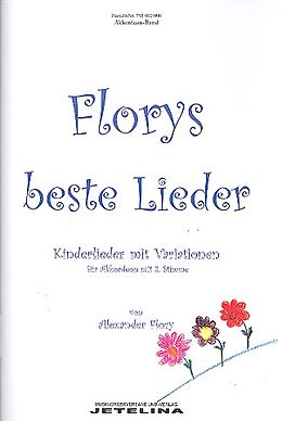 Alexander Flory Notenblätter Florys beste Lieder Kinderlieder