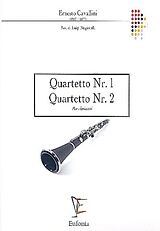 Ernesto Cavallini Notenblätter 2 Quartette für 4 Klarinetten
