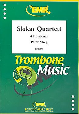 Peter Mieg Notenblätter Slokar Quartett für 4 Posaunen