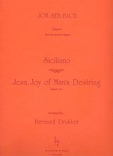 Johann Sebastian Bach Notenblätter Siciliano und Jesu Joy of Mans Desiring