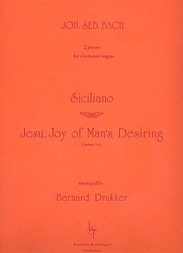 Johann Sebastian Bach Notenblätter Siciliano und Jesu Joy of Mans Desiring