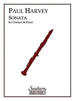Paul Harvey Notenblätter Sonata for clarinet and piano