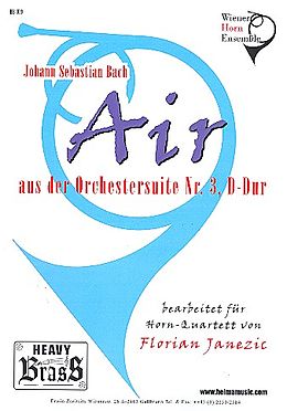 Johann Sebastian Bach Notenblätter Air für 4 Hörner