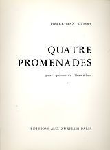 Pierre Max Dubois Notenblätter 4 Promenades pour quatuor