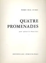 Pierre Max Dubois Notenblätter 4 Promenades pour quatuor