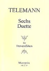 Georg Philipp Telemann Notenblätter 6 Duette für 2 Flöten