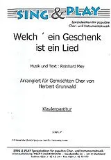 Reinhard Mey Notenblätter Welch ein Geschenk ist ein Lied