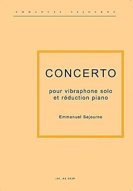 Emmanuel Séjourné Notenblätter Concerto