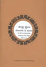 Michel Blavet Notenblätter Concerto en la mineur