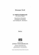Giuseppe Verdi Notenblätter Ouvertüre zu Il Finto Stanislao für Klar in A