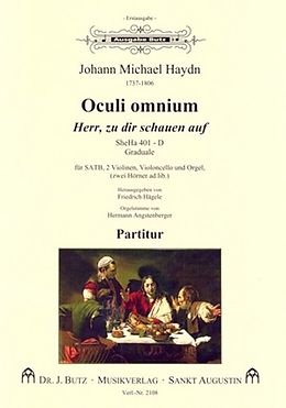 Johann Michael Haydn Notenblätter Oculi omnium