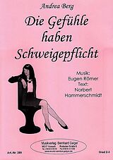 Eugen Römer Notenblätter Die Gefühle haben Schweigepflicht