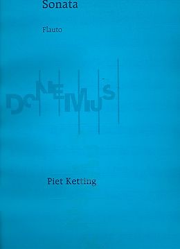 Piet Ketting Notenblätter Sonata 1935-1936 für Flöte, Oboe
