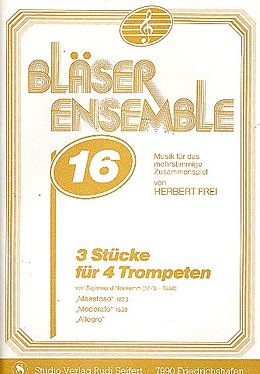 Sigismund Ritter von Neukomm Notenblätter 3 Stücke für 4 Trompeten