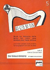 Konrad Gonzenbach Notenblätter Der blaue Kimono für keltische Harfe