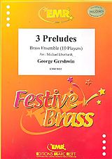 George Gershwin Notenblätter 3 Preludes für 10 Blechbläser