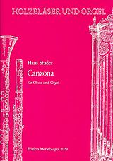 Hans Studer Notenblätter Canzona für Oboe und Orgel
