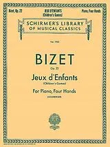 Georges Bizet Notenblätter Jeux denfants op.22 for piano 4 hands