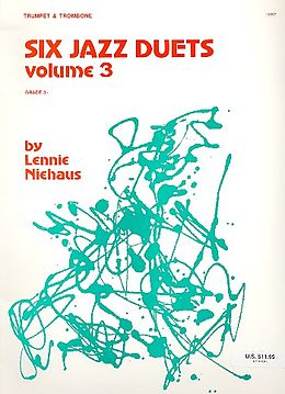 Lennie Niehaus Notenblätter 6 Jazz Duets vol.3 for trumpet