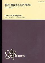 Giovanni Battista Pergolesi Notenblätter Salve Regina f-Moll - für Alt, Streicher