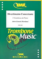 John Glenesk Mortimer Notenblätter Divertimento for 2 trombones and piano
