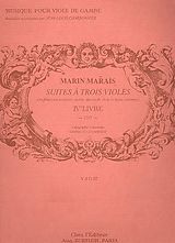 Marin Marais Notenblätter Suites à 3 violes vol.4