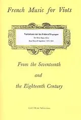 Jean-Henri D'Anglebert Notenblätter Variations sur les Folies dEspagne