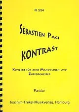 Sebastian Paci Notenblätter Kontrast für 2 Mandolinen und