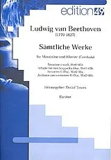 Ludwig van Beethoven Notenblätter Sämtliche Werke für Mandoline und Klavier