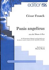 César Franck Notenblätter Panis Angelicus aus der Messe A-Dur