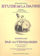Johann Friedrich Franz (Frédéric) Burgmüller Notenblätter Pas des vendanges du 1er acte de Giselle