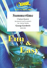 George Gershwin Notenblätter Summertime for 3 clarinets and bass clarinet
