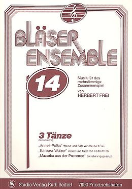  Notenblätter 3 Tänze für Bläser-Ensemble