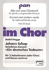 Johann Schop Notenblätter Ein deutsches Tedeum