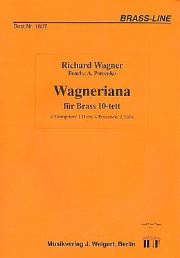 Richard Wagner Notenblätter Wagneriana für 4 Trompeten, Horn