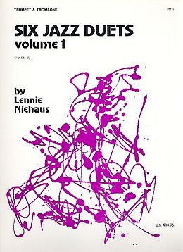 Lennie Niehaus Notenblätter 6 Jazz Duets vol.1for trumpet and trombone