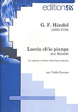 Georg Friedrich Händel Notenblätter Lascia chio pianga für Sopran, Cembalo
