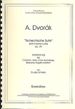Antonin Leopold Dvorak Notenblätter Tschechische Suite op.39 für 2 Violinen