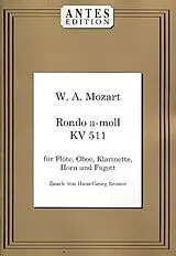 Wolfgang Amadeus Mozart Notenblätter Rondo a-Moll KV511 für Flöte, Oboe