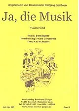 Bertl Bauer Notenblätter Ja die Musik