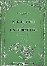 Saverio Mercadante Notenblätter 2 Duetti e un Terzetto