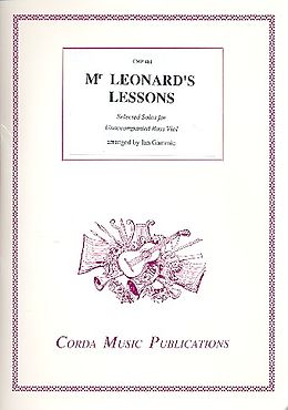  Notenblätter Mr. Leonards Lessons for bass viol