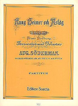 Johann August Söderman Notenblätter Kung Heimer och Aslög für Gesang